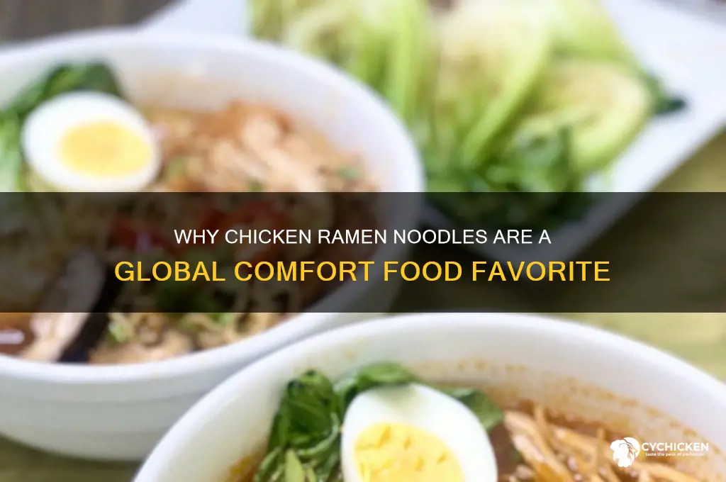 why do so many people like chicken ramen noodles
