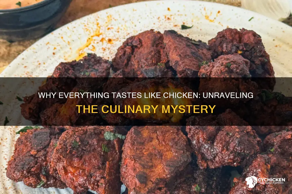 why do so many things taste like chicken