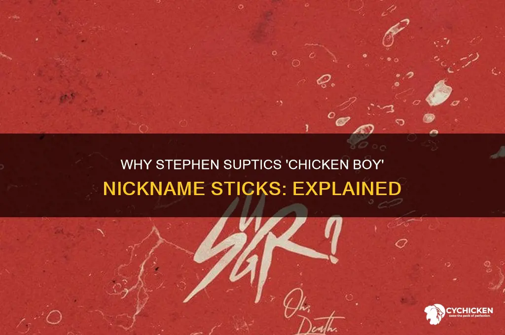 why do they call stephen suptic chicken boy