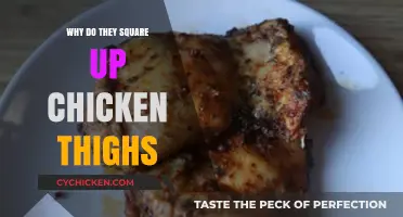 Why Square Up Chicken Thighs? A Culinary Technique Explained