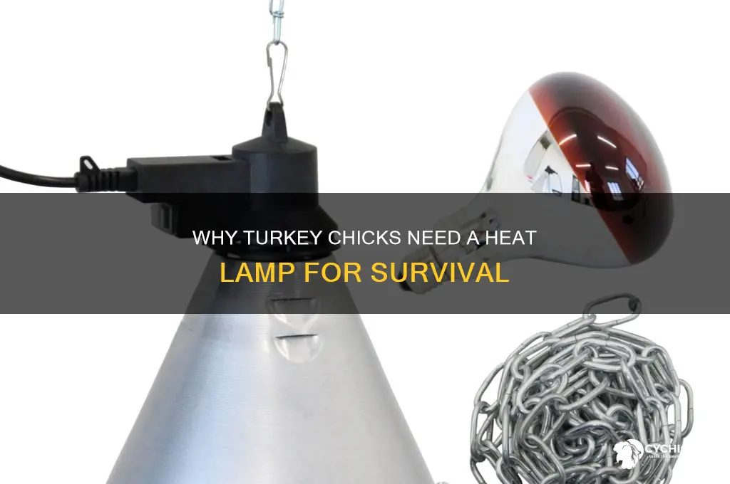 why do turkey chicks need a heat lamp