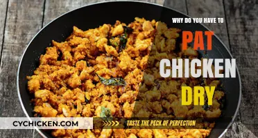 Why Patting Chicken Dry is Essential for Perfect Cooking Results