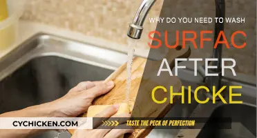 Sanitize Surfaces: Chicken's Hidden Dangers