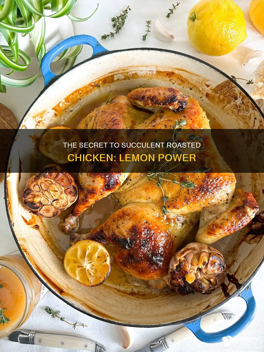 why do you put a lemon inside a chicken