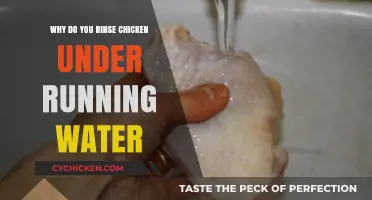 Rinsing Chicken: Why Running Water is a Common Practice