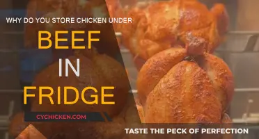 Meat Storage: Stacking Chicken Under Beef