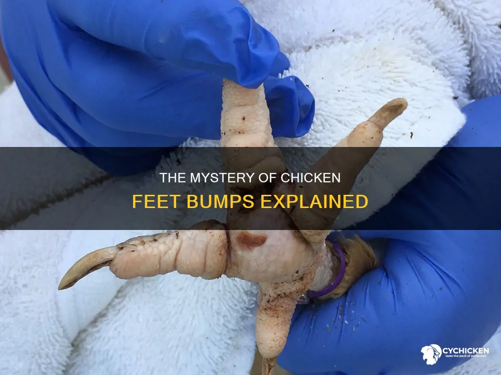 why does a chicken have a bump on their foot
