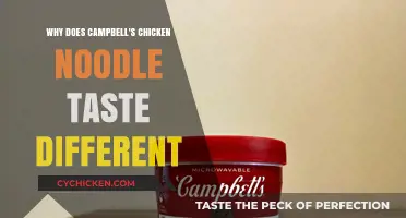 Why Campbell's Chicken Noodle Soup Tastes Different: Exploring the Changes