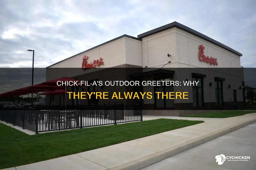why does chick f la have people standing outside