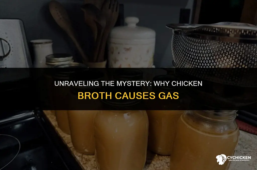 why does chicken broth give me gas
