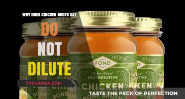 The Mystery of Chicken Broth: Why 'Do Not Dilute' Matters