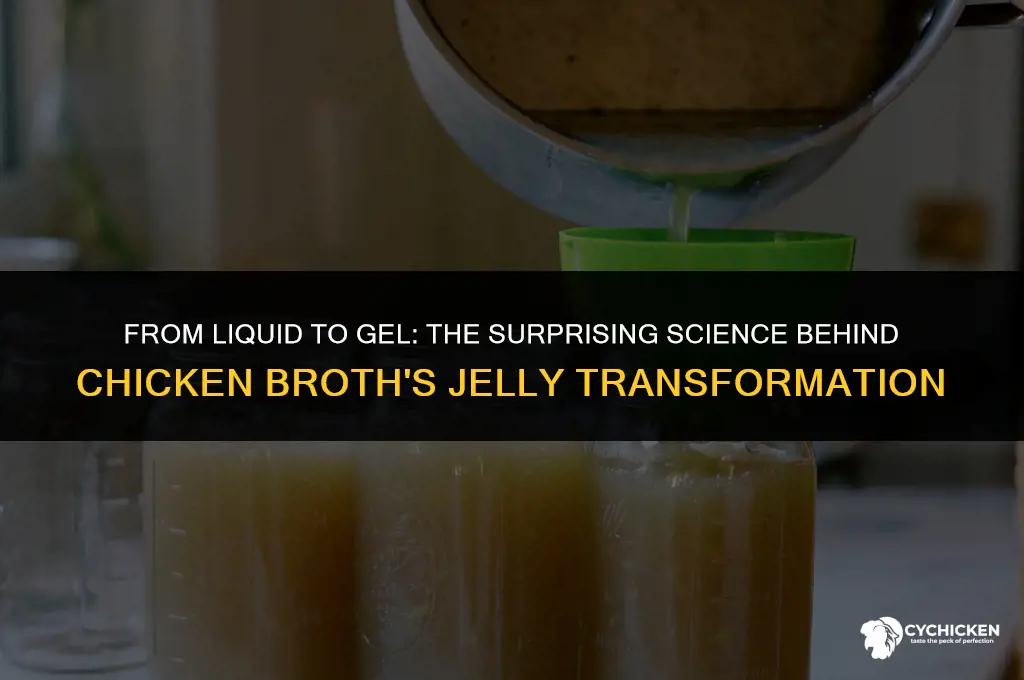 why does chicken broth turn to jelly