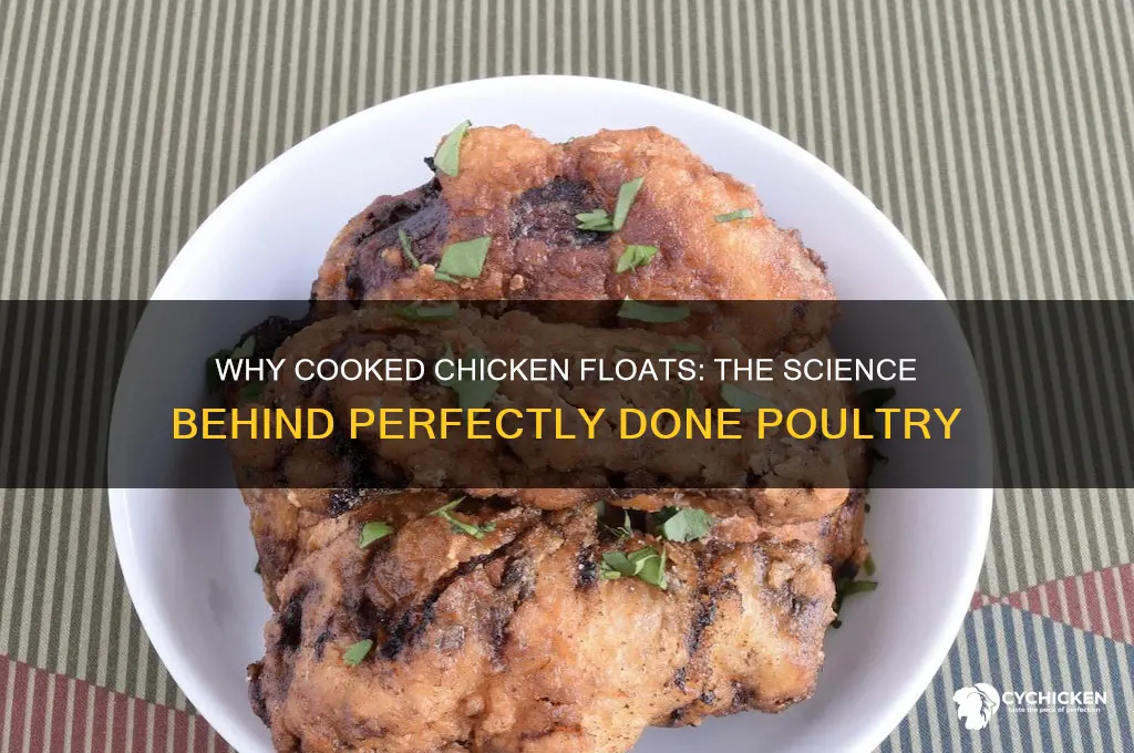 why does chicken float when it