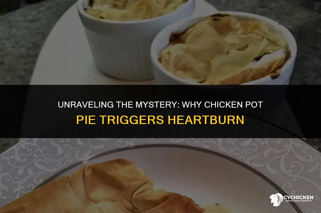 why does chicken pot pie give me heartburn