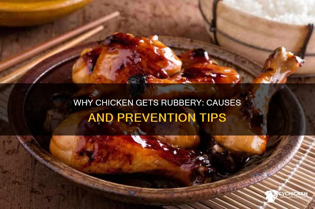 why does chicken sometimes have a rubbery texture