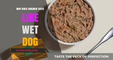 Exploring the Curious Case of Chicken's Canine-Like Flavor