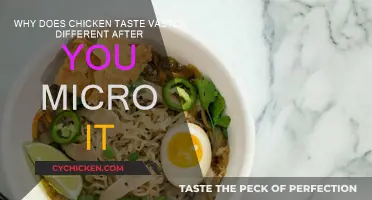 Microwaved Chicken: Why Does It Taste So Different?