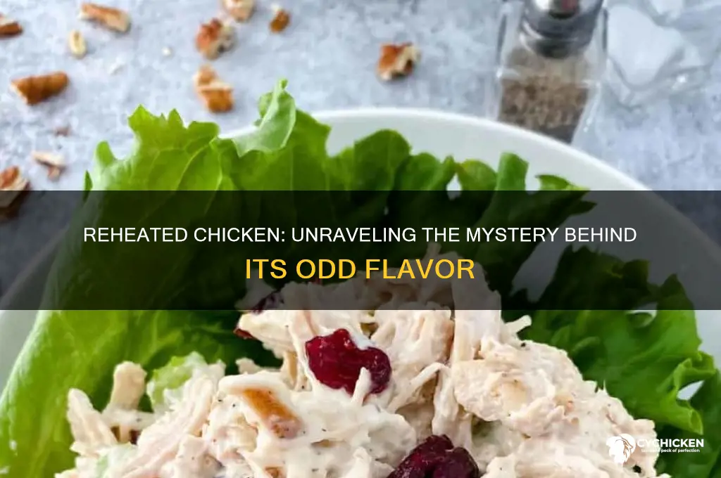 why does chicken taste weird after reheating
