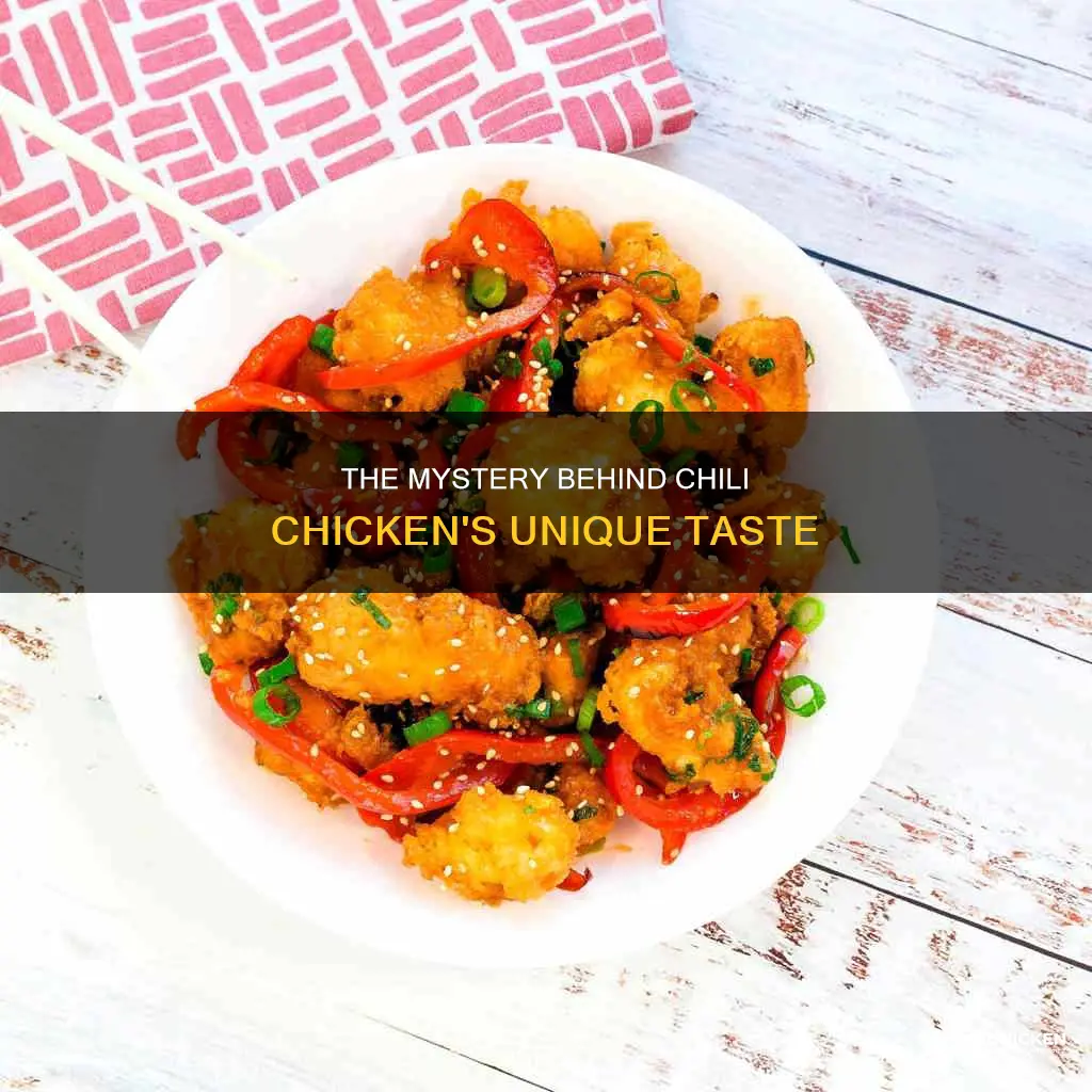 why does chili chicken taste funny from the chinese