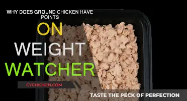 Weight Watchers: Ground Chicken Points Explained
