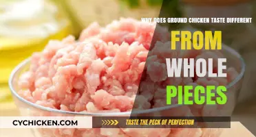 Unraveling the Flavor Mystery: Ground vs. Whole Chicken Pieces