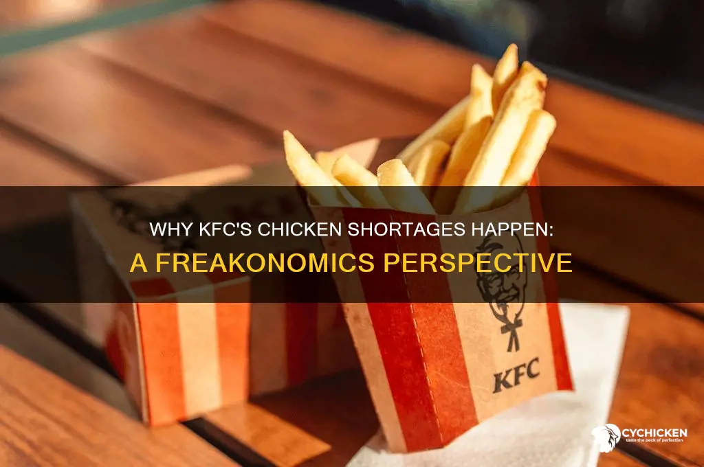 why does kfc run out of chicken freakonomics