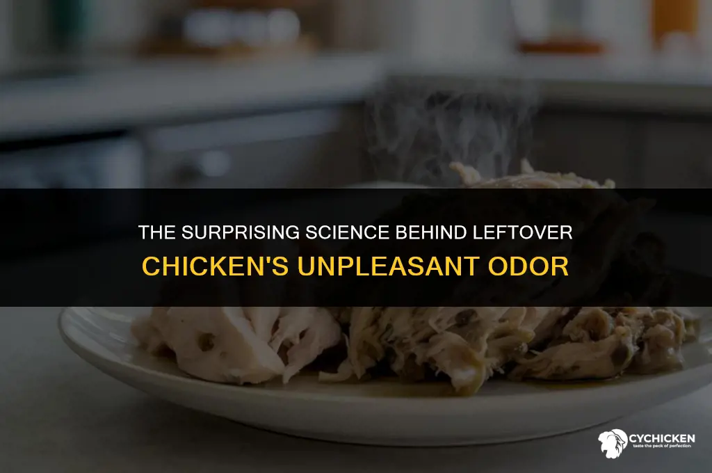 why does leftover chicken smell like farts