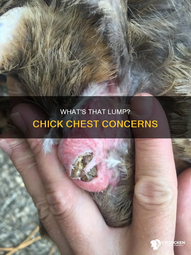 why does my chick have a lump on its chest