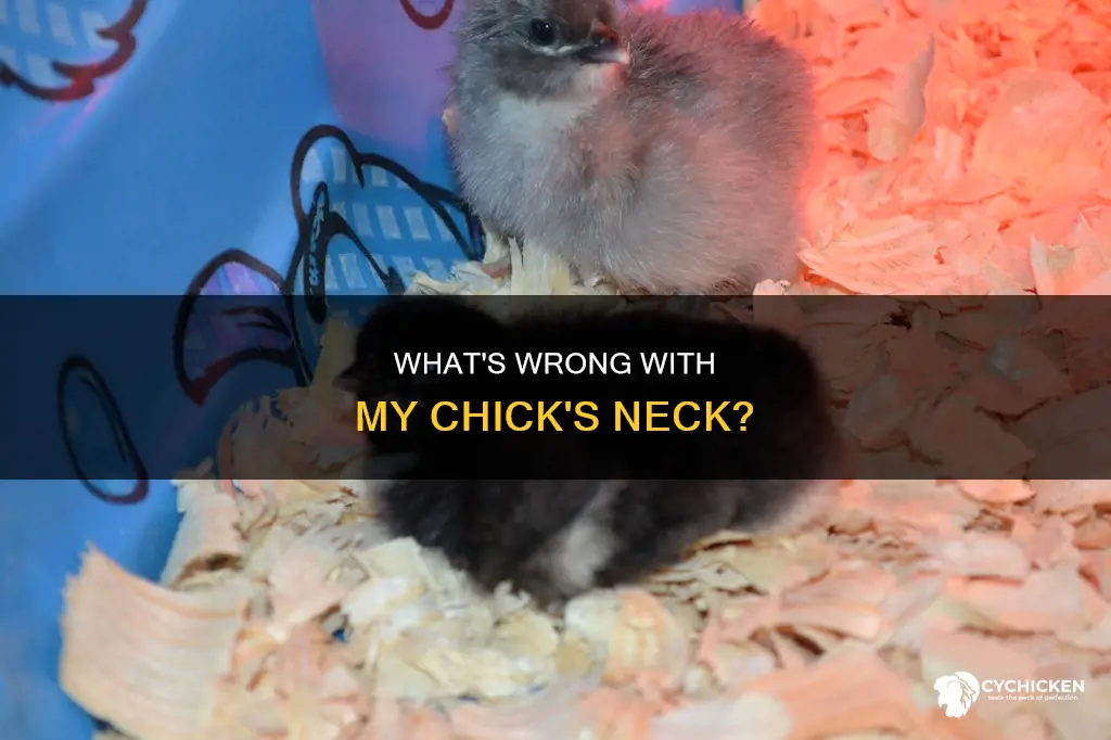 why does my chick have something wrong with its neck