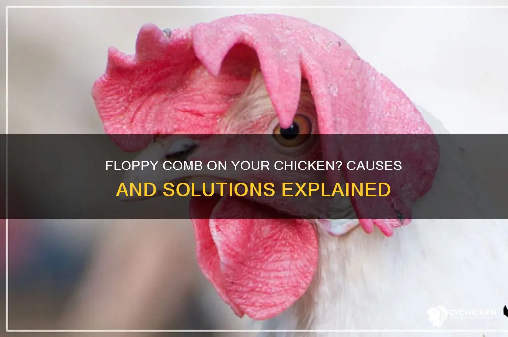 why does my chicken have a floppy comb