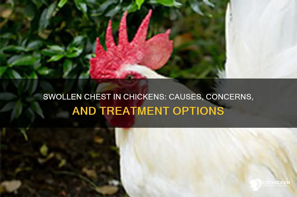 why does my chicken have a swollen chest