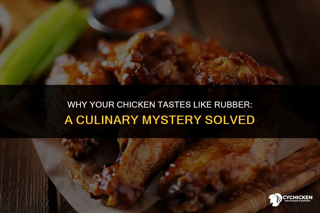 why does my chicken tsate like rubber