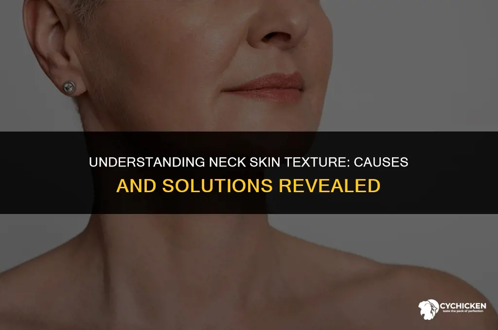 why does my neck skin look like chicken skin