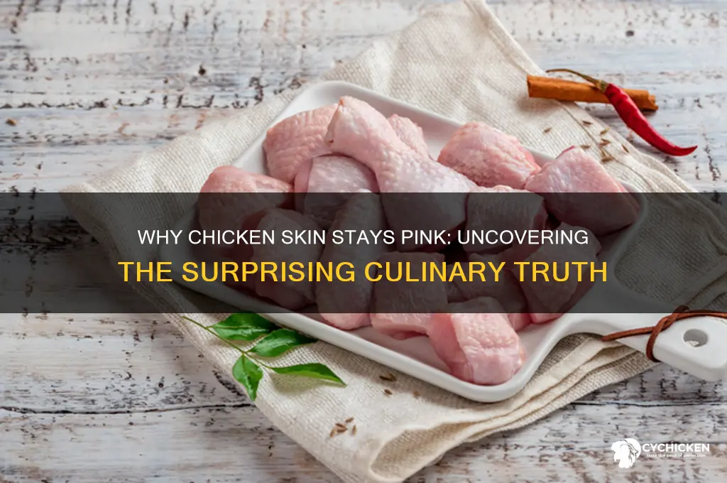 why does outer layer of chicken stay pick