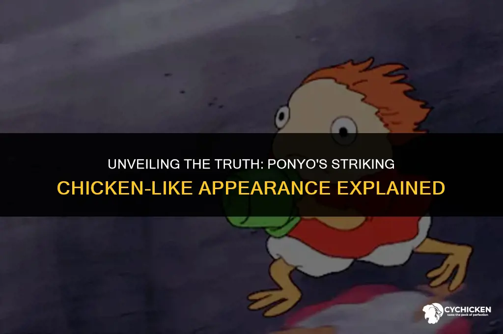 why does ponyo look like a chicken
