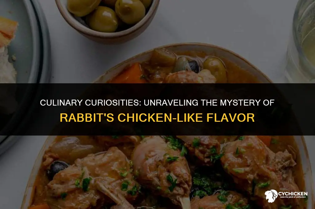 why does rabbit taste like chicken