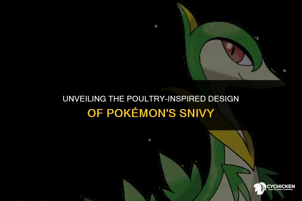 why does snivy look like a chicken