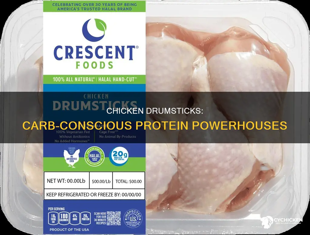 why does the drumstick of a chicken have 1 carbs