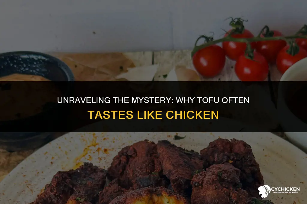 why does tofu taste like chicken