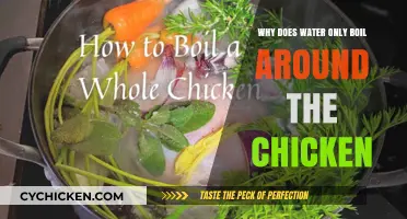 Why Chicken's Heat Distribution Causes Water to Boil Locally