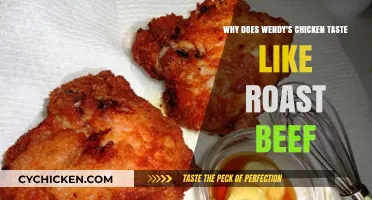 Wendy's Chicken Mystery: Why It Tastes Like Roast Beef