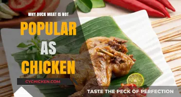 Why Duck Meat Lags Behind Chicken in Global Popularity