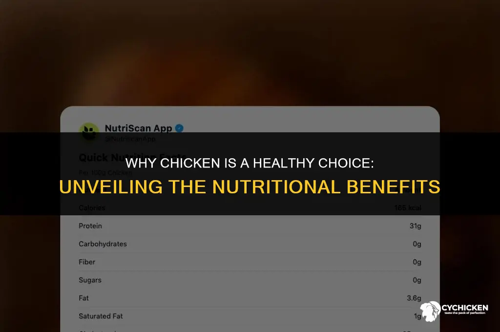 why id chicken healthy