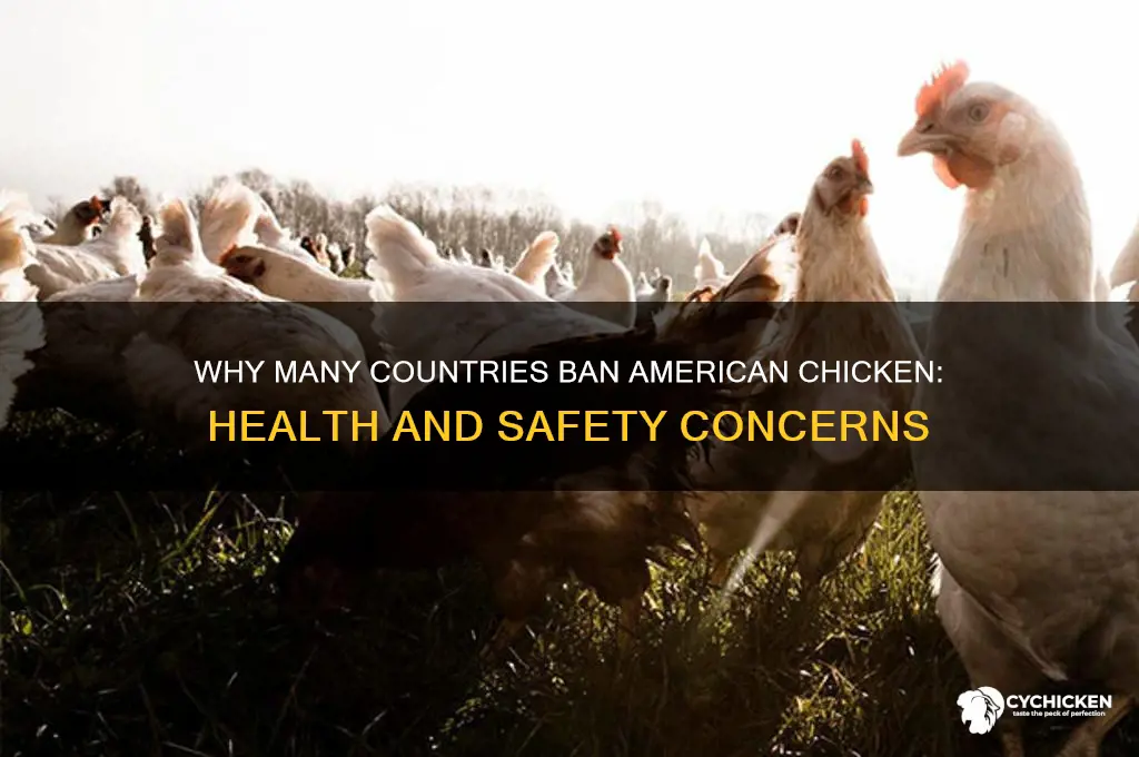 why is american chicken banned in other countries