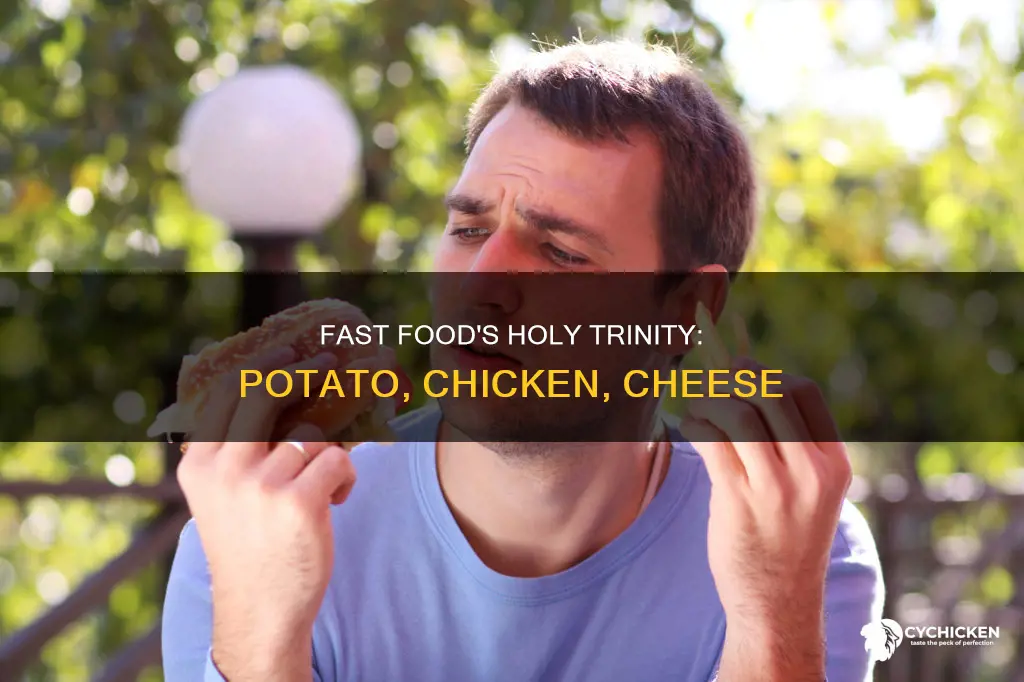 why is american fast food potato chicken and cheese