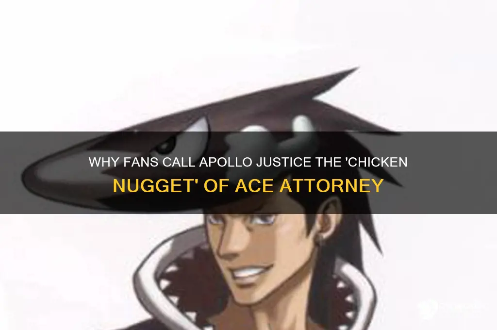 why is apollo justice called a chicken nugget
