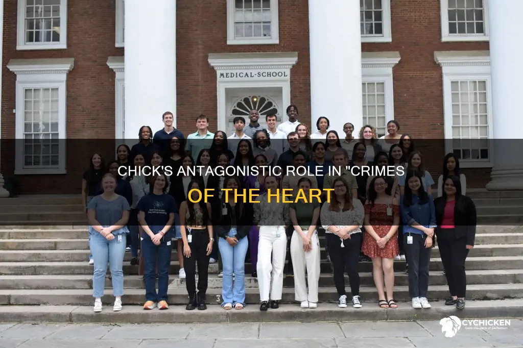 why is chick an antagonist in crimes of the heart