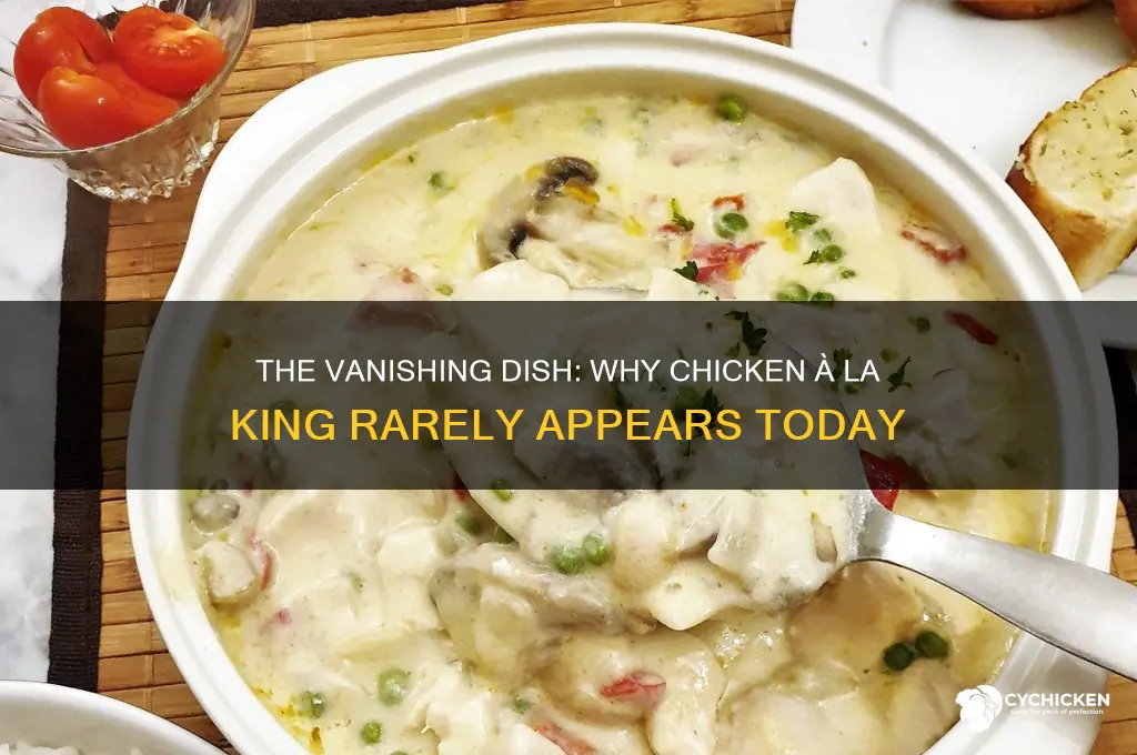 why is chicken ala king hard to find