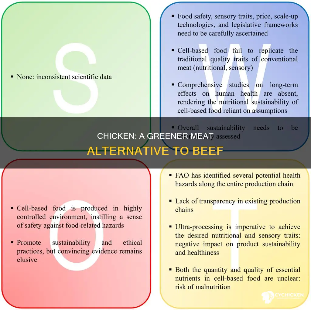why is chicken better for the environment than beef