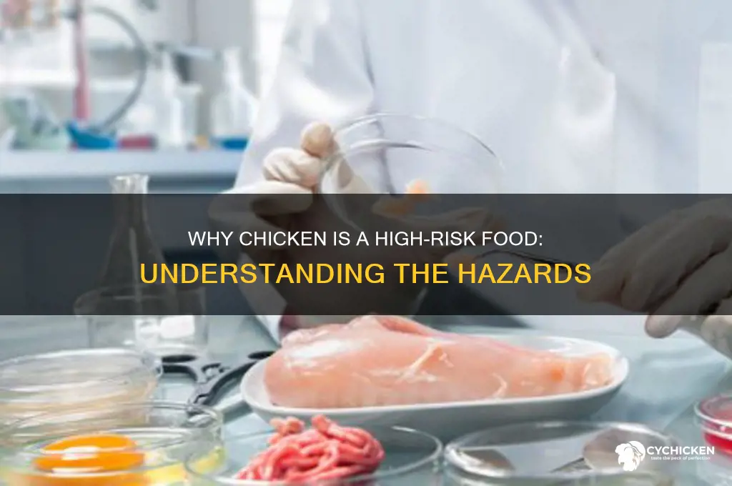 why is chicken considered a high risk food